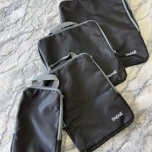 Black Travel Bag Set